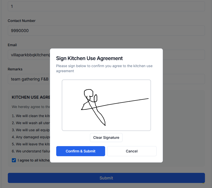 Signature pad